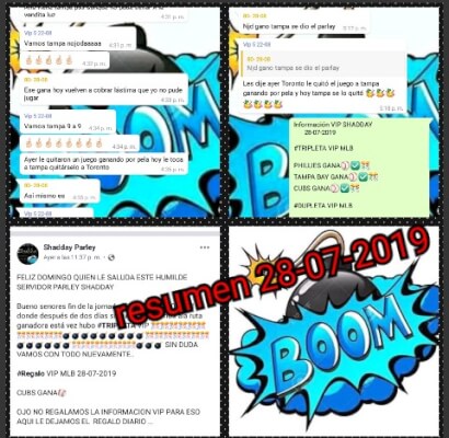 Resumen vip SHADDAY 28-07-2019