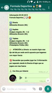#11Sep A COBRARRRRRRRRRRR!!! Nuevamente acertamos nuestro Parley del dia y con una HEMBRA INCLUIDA! (Ingresa con nosotros y no pierdas mas dinero ni tiempo) #Suscripcion PREMIUN